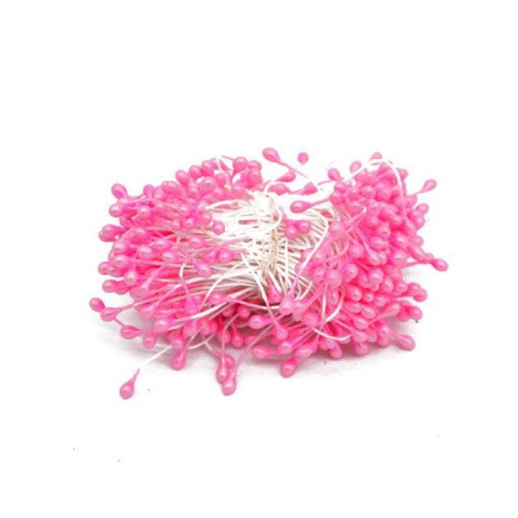3Mm Cotton Thread Gypsum Pearlescent Flower Core Rose Core Diy Headdress Flower Material Flower Core Hair Accessories Accessories - Image 1